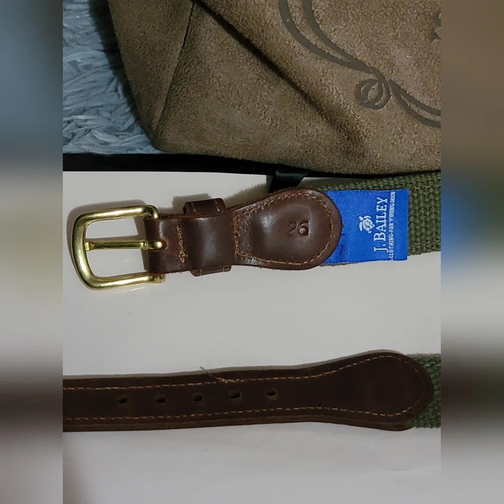 J Bailey Bass Fish Belt Boys Size 26